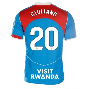 Billige Fotballdrakt Atletico Madrid Giuliano Simeone #20 Replika Tredjedrakt Dame 2025-26 Kortermet